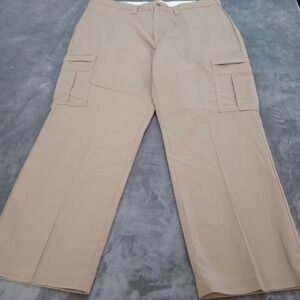 Dickies Flex Industrial Cargo Pants Men's Regular Fit Work Pant Size 40 x 30 Tan